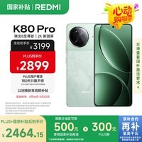 小米 REDMI K80 Pro 国家补贴 骁龙8至尊版  全焦段影像 澎湃OS 12GB+256GB 山峦青 红米5G手机