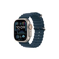 Apple Watch Ultra2 智能手表 GPS + 蜂窝款 49毫米 钛金属表壳蓝色海洋表带 eSIM健康电话手表 MRF73CH/A