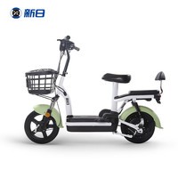新日（Sunra）电动车 新国标48V小型成人电瓶车男女代步车电动自行车 绿色/丰白