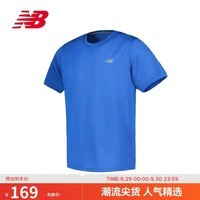 NEW BALANCE T恤男款24年跑步春夏休闲运动短袖MT41253 BIA XL 