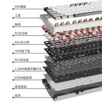 贝戋马户贱驴A3 3.0 机械键盘 三模无线键盘  Gasket Pro结构 QMK/VIA 75配列游戏办公键盘 A3 3.0雷-TTC钢铁轴V2 RGB 三模 81键