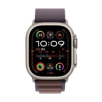 Apple/苹果 Watch Ultra2 智能手表GPS+蜂窝款49毫米钛金属表壳靛蓝色高山回环式表带中号MRFF3CH/A