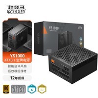 超频三（PCCOOLER）额定1000W YS1000 高阶金牌全模组电源（ATX3.1标准/PCIE5.1/自动启停/全日系电容）