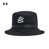 安德玛(UNDERARMOUR)库里Curry男女情侣训练运动渔夫帽1383489 黑色001 L/XL
