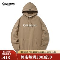 COVERNAT连帽卫衣男女同款 24新款加绒卫衣休闲宽松情侣卫衣断码福利559 CO0000HD02EC98色号 S/165