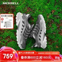 迈乐（Merrell）MOAB SPEED 2GTX户外低帮男女款越野鞋防水防滑轻量越野跑徒步鞋 J037515柏油灰 男 42