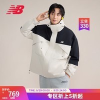 NEW BALANCE NB官方夹克24新款男款早秋潮流舒适简约百搭外套 TWF AMJ43302 XS