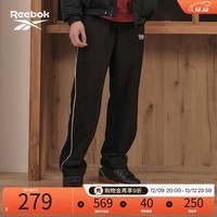 Reebok锐步官方男女款美拉德直筒简约休闲舒适长裤 23FRC603UGH0 A/XL