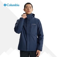 Columbia哥伦比亚三合一冲锋衣男24秋冬户外抓绒衣内胆防水两件套WE6508 464 L