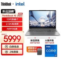 ThinkPad 联想ThinkBook14/16 13代英特尔酷睿 商务轻薄笔记本电脑 2023新品 16英寸：i7-13700H 1T 集显6MCD