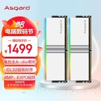 阿斯加特（Asgard）64GB(32Gx2)套装 DDR5 6400 台式机内存条 女武神·瓦尔基里系列 RGB灯条 CL32