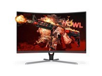 AOC 31.5英寸 1000R 2K高清 165Hz HDR10 1ms响应 广色域 低蓝光不闪 曲面游戏电竞显示器 CQ32G3SE