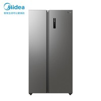 美的（Midea）607升变频一级能效对开门双开门家用智能电冰箱节能无霜净味大容量BCD-607WKPZM(E）以旧换新补贴