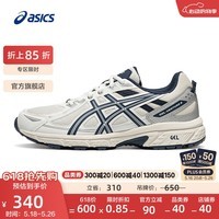 亚瑟士ASICS男鞋越野跑步鞋舒适运动鞋耐磨抓地跑鞋 GEL-VENTURE 6 白色/蓝色 42.5
