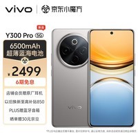 vivo Y300 Pro 12GB+512GB 钛色 6500mAh超薄蓝海电池 全等深微四曲屏 SGS五星抗摔认证 AI 拍照 手机