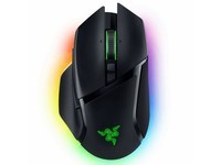 雷蛇（Razer）巴塞利斯蛇V3专业版无线鼠标  人体工学设计 RGB幻彩灯效鼠标 吃鸡/LOL/CS GO游戏 黑色