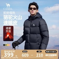 骆驼火山羽绒服1.0男士鸭绒加厚防寒面包服潮款冬季外套M13CR07089