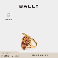 BALLY巴利24春夏Deco\'金色女士戒指6308307 金色-L M