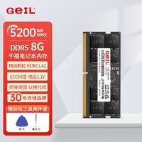 GEIL金邦 笔记本内存条 DDR5 笔记本电脑内存条 第五代内存条 5600 5200 4800 MHZ 运行内存 笔记本 8G DDR5-5200