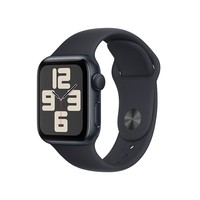 Apple Watch SE 2023款智能手表GPS款40毫米午夜色铝金属表壳午夜色运动型表带S/M 健康电话手表MR9X3CH/A