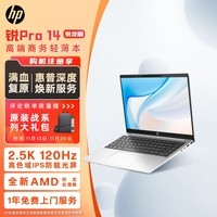 惠普（HP）锐Pro 14英寸轻薄笔记本电脑(标压锐龙 六核R5-7640H 高频16G 1T 2.5K 120Hz高色域 长续航 AI新体验 高性能)