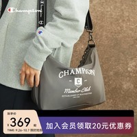 Champion美国冠军2024新款单肩包女男时尚随性百搭单肩包 深灰 MIC