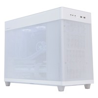 华硕（ASUS）AP201 冰立方机箱 白色 免工具拆卸/5万+散热孔/10Gbps Type-C/360水冷/全长显卡/ATX电源