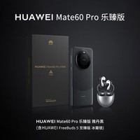 华为Mate 60 Pro 【24期|白条可选】  华为手机 mate60pro 遥遥领先 雅丹黑（乐臻版） 12GB+512GB【鸿蒙系统】