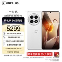 一加 13 16GB+512GB 白露晨曦 高通骁龙®8至尊版 6000mAh 冰川电池 旗舰影像 oppo智能AI游戏5G手机