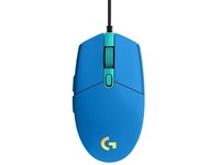 罗技（G） G102 电竞游戏鼠标 有线RGB流光灯效鼠标 轻量化 吃鸡LOL英雄联盟8000DPI G102第二代蓝色 入门款