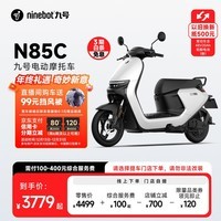 九号（Ninebot）九号电动摩托车N85C 9号电动电瓶车成人小型铅酸电摩【门店自提】 颜色可到门店选