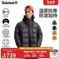 添柏岚（Timberland）官方男装羽绒服新款秋冬新鹅绒保暖防泼水|A5M6P A5M6P001/黑色 M (175/100A)