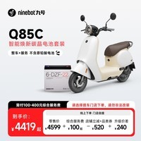 九号（Ninebot）Q85c智能焕新碳晶电池套装【整车+服务 不含原铅酸电池】门店自提 到门店选颜色