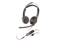 缤特力（PLANTRONICS） 博诣 POLY C5220 双耳头戴式有线耳机/耳麦带话筒/USB+3.5MM双接口/办公耳麦/游戏耳机