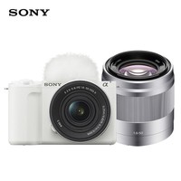 索尼（SONY）ZV-E10 II APS-C画幅微单相机白色 滤镜直出 人像双镜头套装（16-50mm标准镜头+50F1.8定焦镜头）