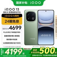 iQOO 13 【国家补贴】16GB+512GB 曼岛 骁龙8至尊版 2K护眼屏 120W快充长续航 5G电竞手机