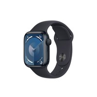 Apple/苹果 Watch Series 9 智能手表GPS款41毫米午夜色铝金属表壳 午夜色运动型表带M/L MR8X3CH/A