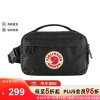 FJALLRAVEN北极狐 开合单肩斜挎包腰包常规 男女同款 黑色 23796-550