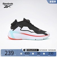 Reebok 锐步官方男女运动经典 MODEL F 低帮休闲鞋 G55532 黑色/白色 中国码:37.5(24cm),US:6