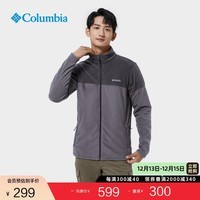 Columbia哥伦比亚户外男子简约立领时尚外套保暖舒适抓绒衣AE0560 023 L(180/100A)