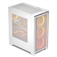 爱国者（aigo）YOGO T21白色 电脑台式主机箱 多网孔散热（ATX主板/360水冷/高兼容性/8风扇位）