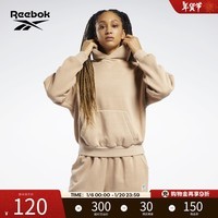 Reebok锐步官方女子HOODIE舒适运动休闲宽松连帽长袖卫衣 H41361 XXS