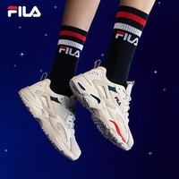 FILA 斐乐官方TRACER 女子老爹鞋2024秋透气休闲百搭网面跑步鞋