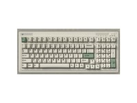 腹灵（FL·ESPORTS）OG98经典白系列有线单模机械键盘 FLCMMK静音灰雪轴 RGB灯光 办公键盘 游戏键盘