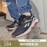 Reebok锐步官方男女款NANOFLEX室内运动健身透气体能综合训练鞋 HP6112-男款 中国码:42(27cm),US:9-男