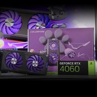 COLORFIRE GeForce RTX 4060 暗影紫 猫卡 8G  DLSS 3  电竞游戏独立显卡 七彩虹（Colorful）旗下子品牌	