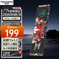 梵想（FANXIANG）S500Pro  M.2固态硬盘 接口NVMe协议   精选TLC颗粒 一体机台式机电脑存储配件固态 S500pro   512GB