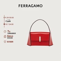 菲拉格慕（Ferragamo）女士红色单肩包 0765476 礼物 送女友