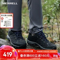 迈乐（Merrell）男款户外登山徒步鞋减震ACCENTOR 3 WP轻量防水防滑时尚耐磨透气 J135471黑色（男款） 42