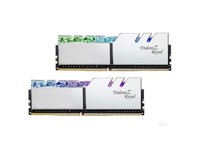 芝奇（G.SKILL）32GB(16G×2)套装 DDR4 3600频率 台式机内存条-皇家戟RGB灯条(花耀银)